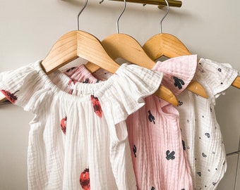 Cotton Gauze Baby Clothes, Baby Clothes, Baby Romper, Baby Girl Clothes ...