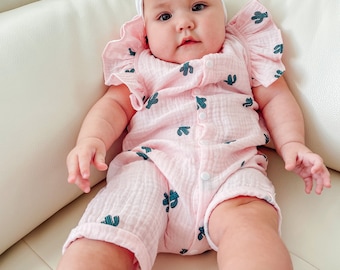 Cotton Gauze Baby Clothes, Baby Clothes, Baby Romper, Baby Girl Clothes, Summer Kids Clothes, Muslin Clothes, Cotton Clothes