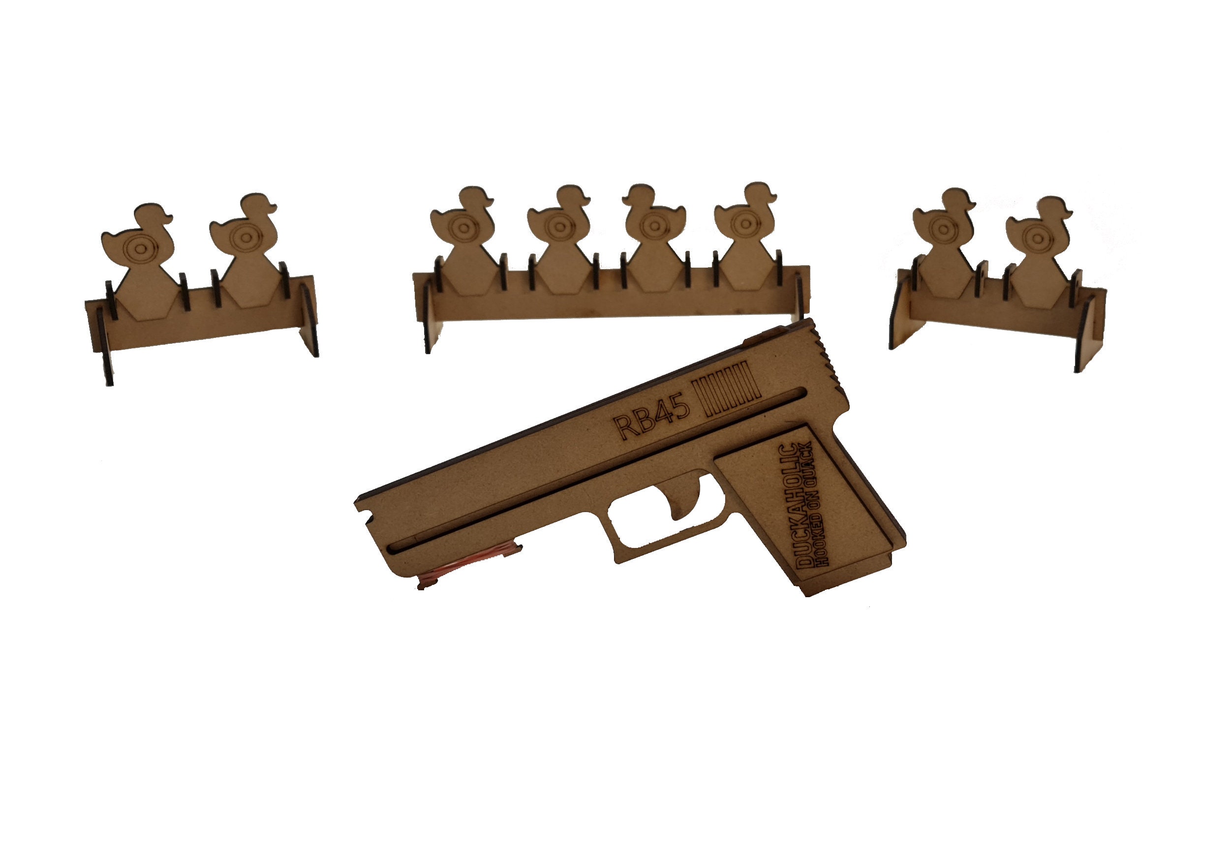 Rubber Band Gun Svg Dxf Cdr Etsy