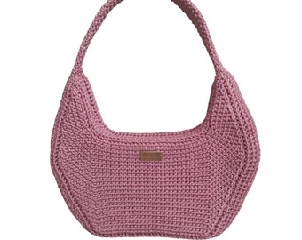 Handmade crochet handbag