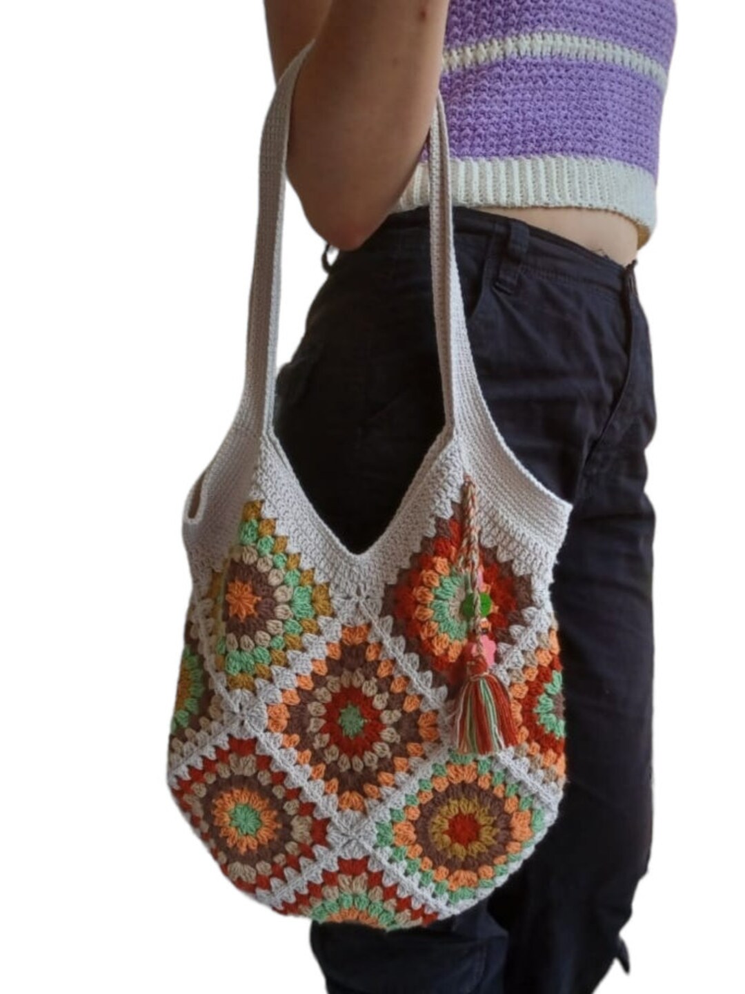 【HUECLOSET】square tote bag R5890 51H+r7nLGsL.