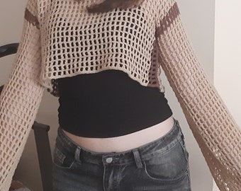 Crochet crop top