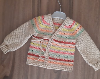 Handmade crochet kids jacket