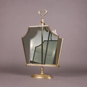 Vintage Brass Magazine Rack | Mid-Century Modern Magazine Holder | Elegant Home Décor Accessory