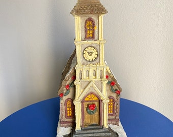 Spielwerk Piramide natalizia in legno 3 piani girevole decorazione di