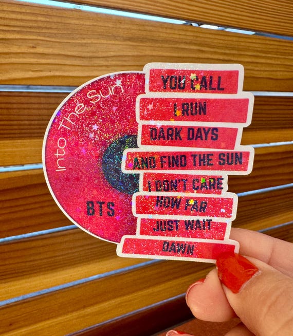 BTS World Tour Song “Into the Sun” Lyric Sticker