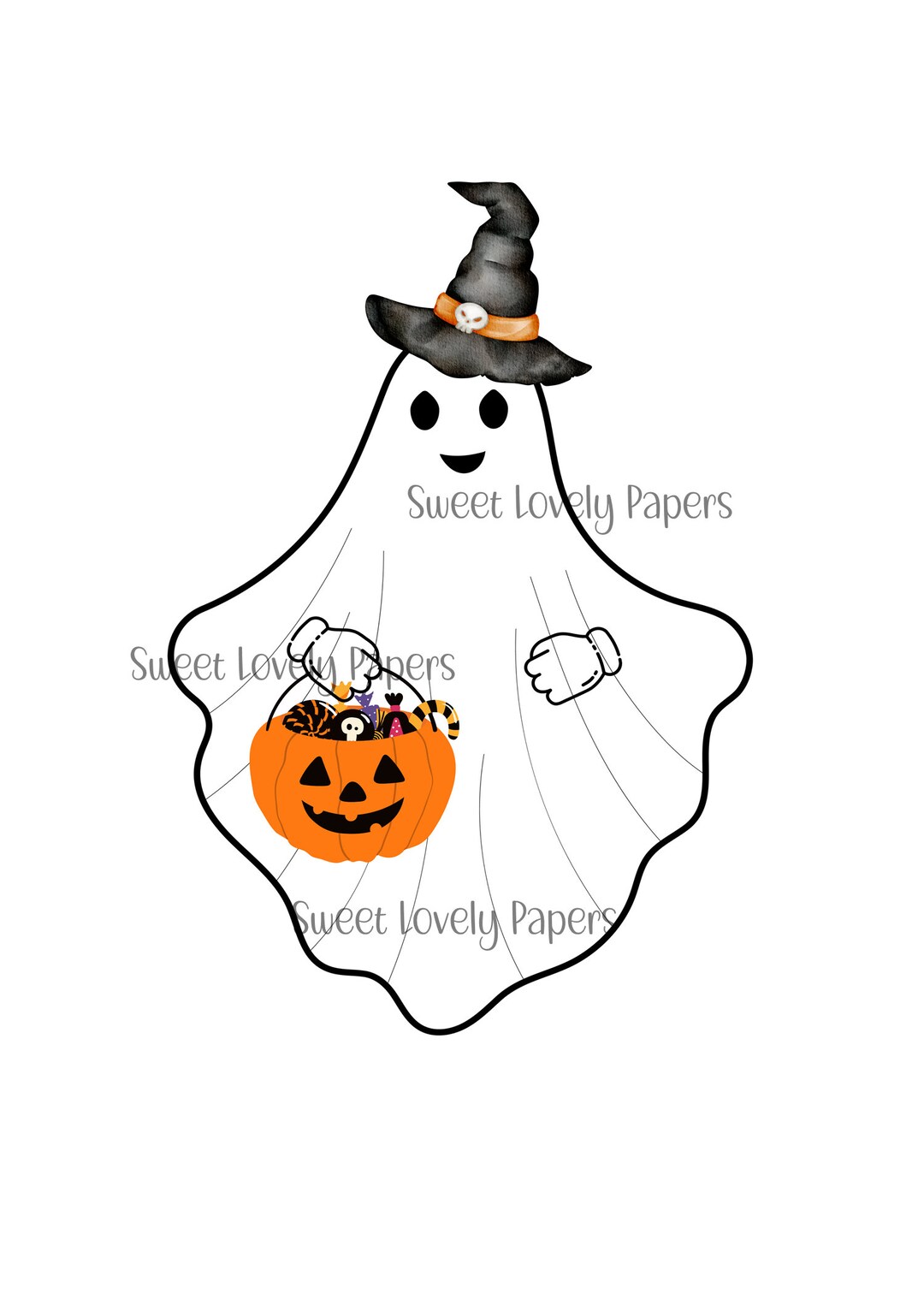 Halloween Wall Art Ghost PNG Pumpkin Wall Art Halloween Etsy