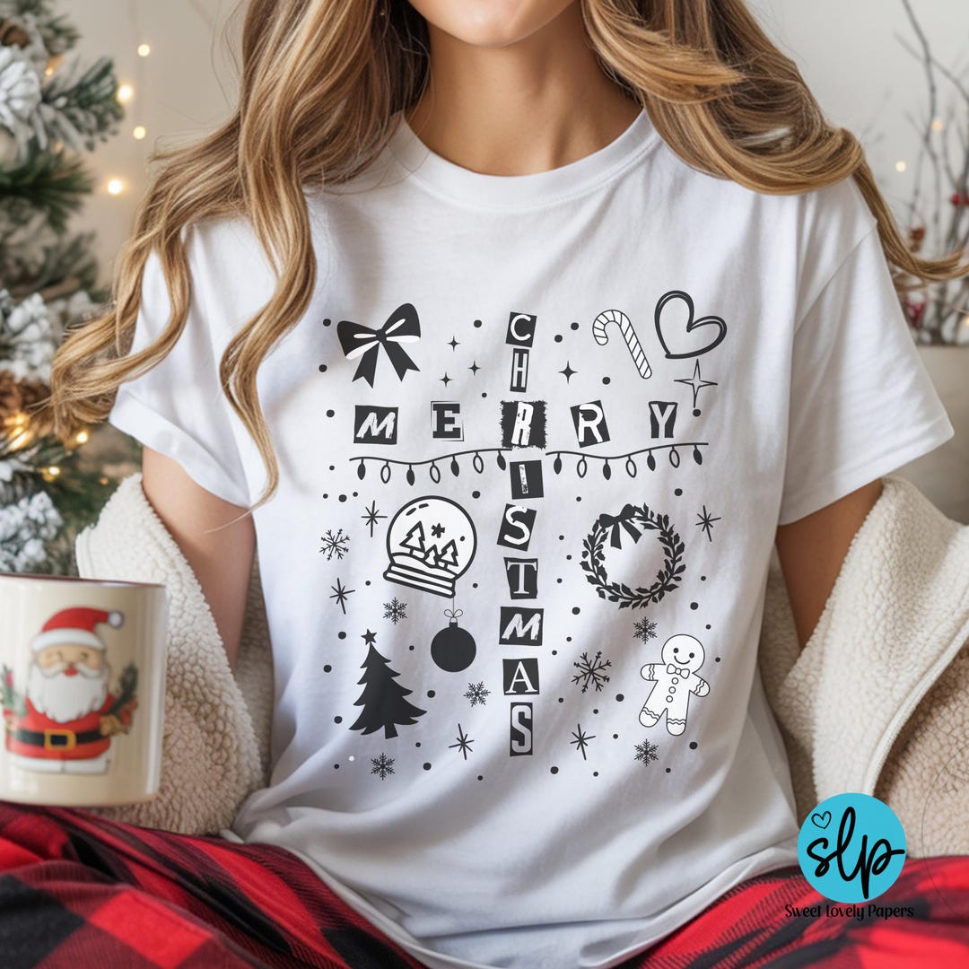 Merry Christmas Ransom Letters PNG, Merry Christmas Collage PNG ...