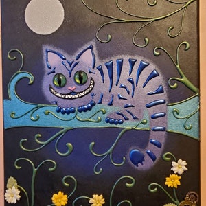 The Cheshire Cat - Alice in Wonderland 3D Painting