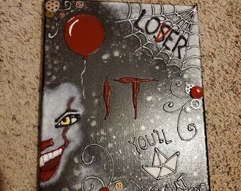 Stephen King IT - Regalo de Pennywise - Pintura en lienzo