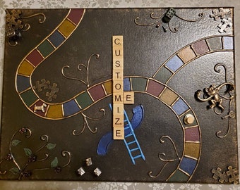 Pintura personalizable para una noche de juegos en familia