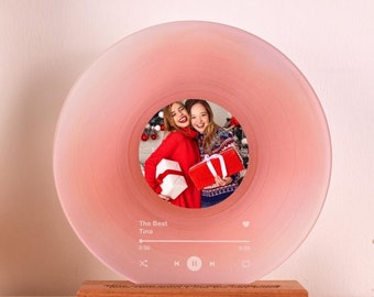 Personalized Vinyl Record with Photo - Christmas Gift for Best Friend - Best Friend Birthday - Sister Xmas - Friendship Gift - BFF Christmas