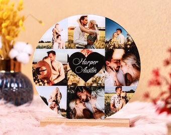 Personalized Photo Plaque - Girlfriend Gifts - Valentine's Day Gifts - Anniversary Gift for Him Her - Couples Gifts - Birthday Gift for Her