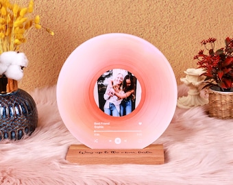 Benutzerdefinierte Song Plakette für Paare - Lesbische Paar Geschenke - Benutzerdefinierte Geburtstagsgeschenk für Sie - LGBTQ Hochzeitsgeschenke - Freundin Jahrestag Geschenke