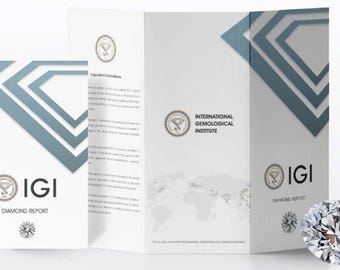 Certificato IGI / Classificazione dei diamanti naturali creati in laboratorio