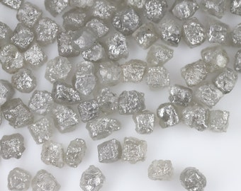 Raw White Diamond – 4 Piece Set, Uncut Conflict-Free Diamonds