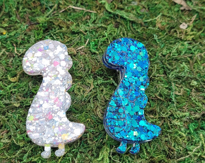 dinosaur hair clip, resin hair clip, hair barrettes, cute hair accessories, kawaii gifts, hair accessories for women, kawaii hair