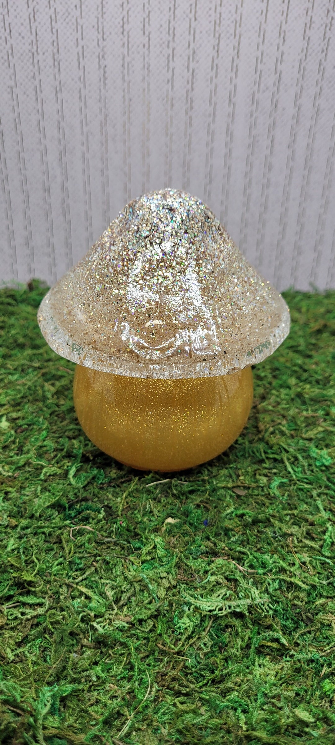 Resin Mushroom Jar, Cute Mushroom Decor, Apothecary Jar, Kawaii Room, Indoor Planter, Cute Gifts