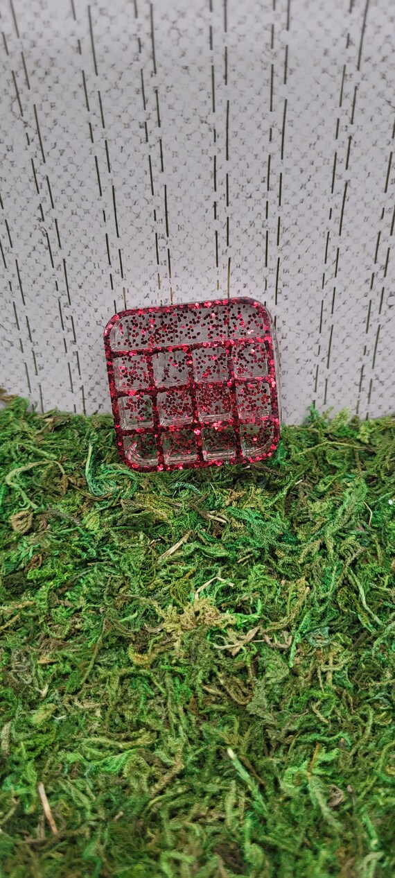 Mini Watercolor Palette Empty Palette Resin Paint Palette Etsy