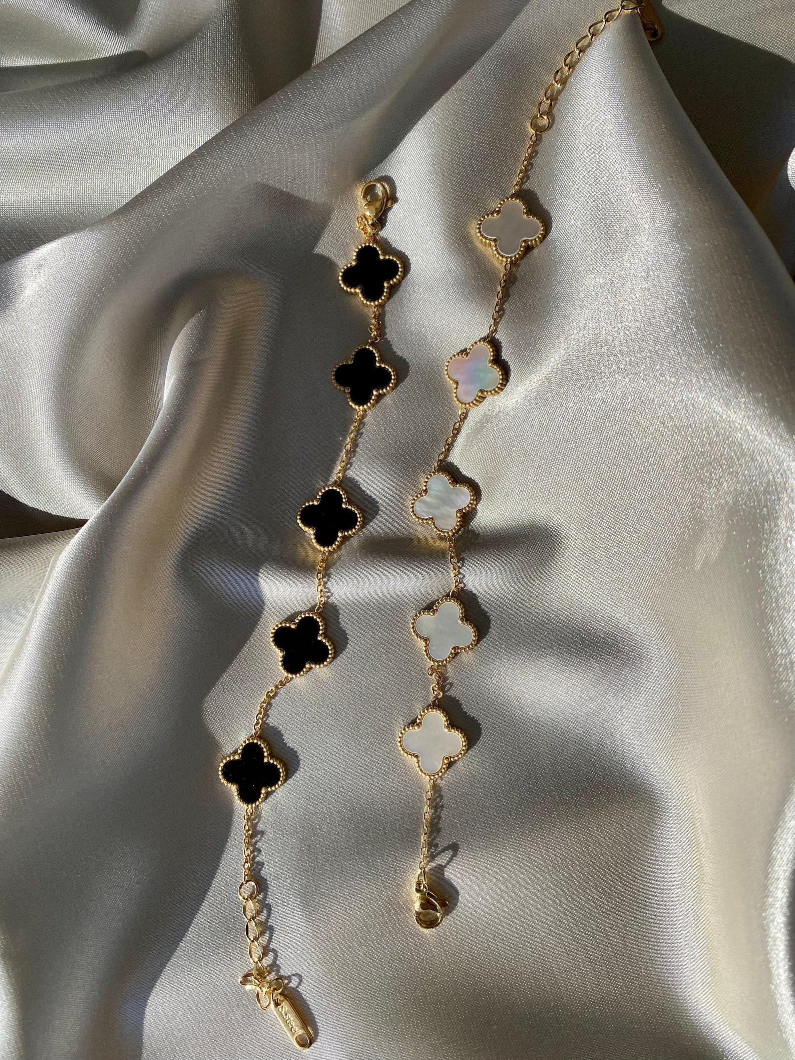 Clover Bracelet and Necklace Gold Bracelet Van Cleef Etsy UK