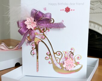 Handmade Luxury Birthday Card