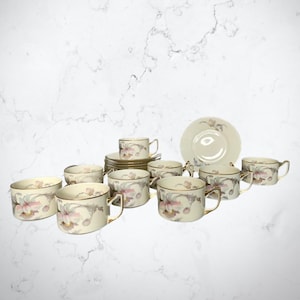Epiag “Pastelle” Czechoslovak service (partial) Vintage Set of 9