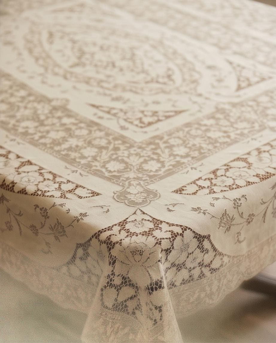 Quaker lace tablecloth - Etsy 日本