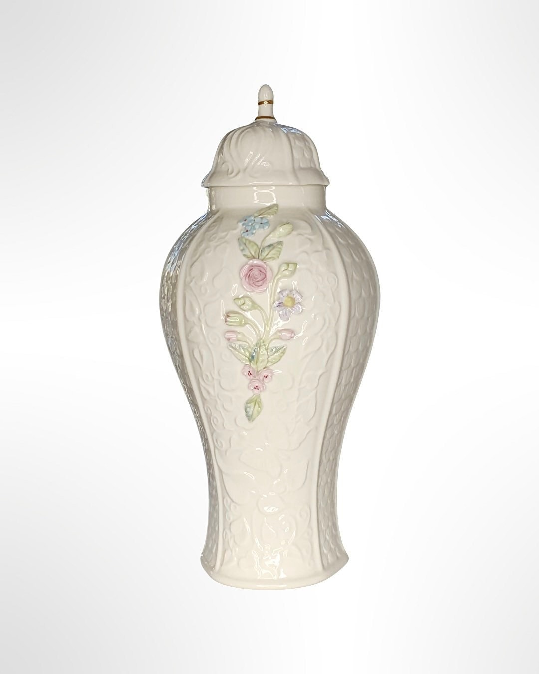 Rare Belleek Millennium Collection Vase With Lid Etsy