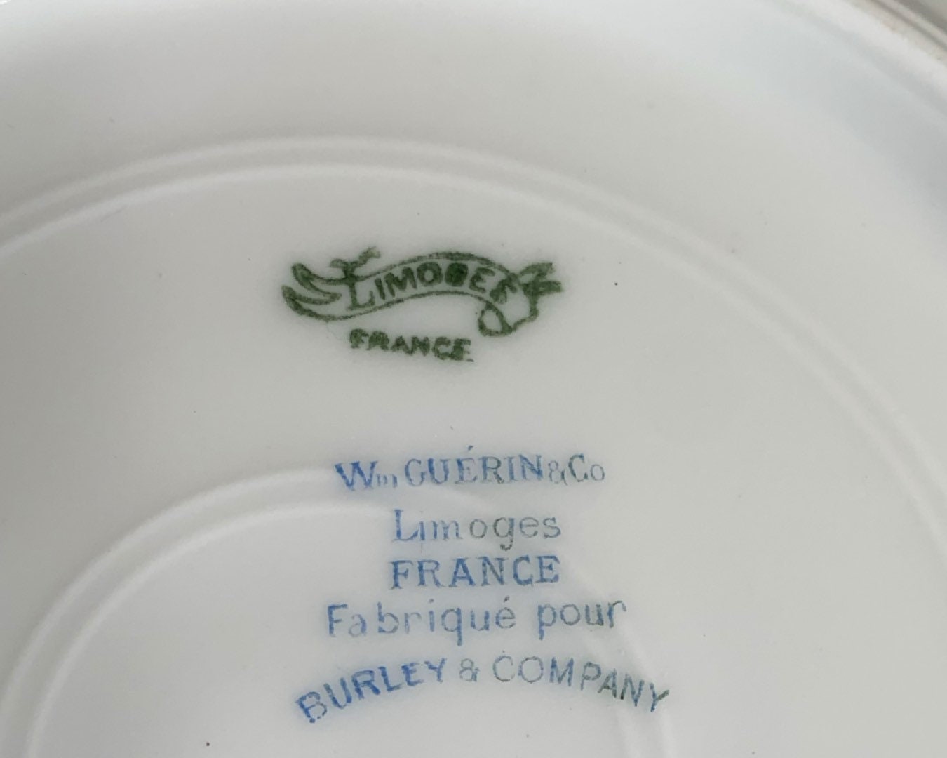 Limoges Wm Guerin & Co. Soup Bowls Set of 7 Antique 1900s Etsy