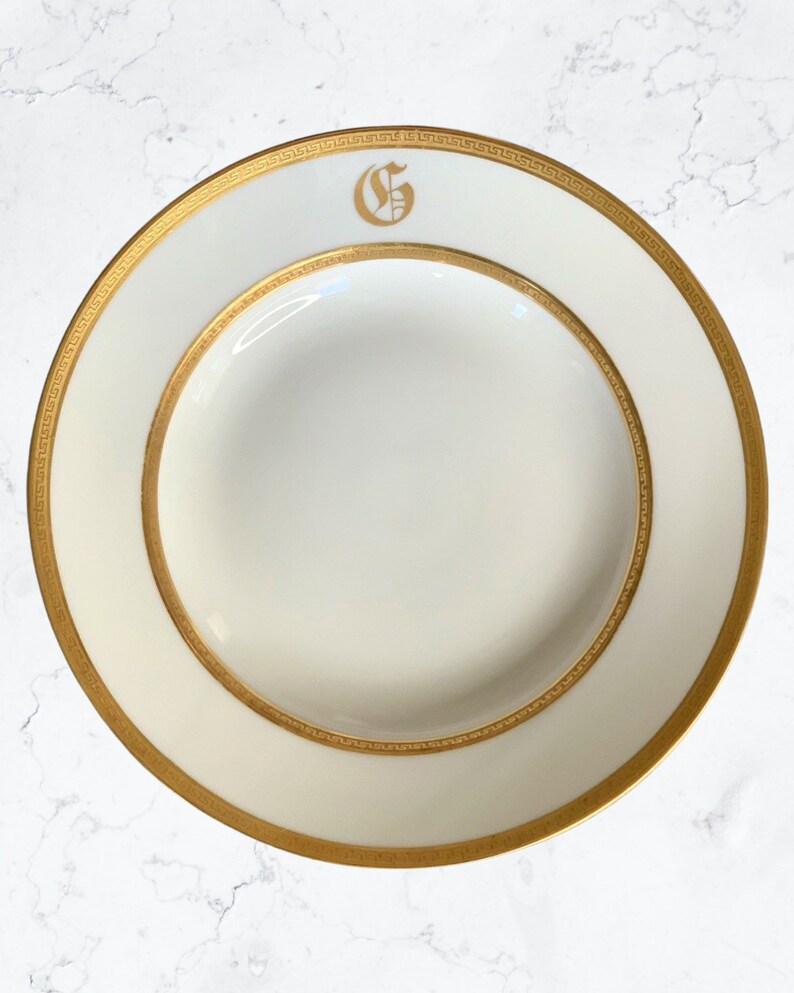 Limoges Wm Guerin & Co. Soup Bowls Set of 7 Antique 1900s Etsy