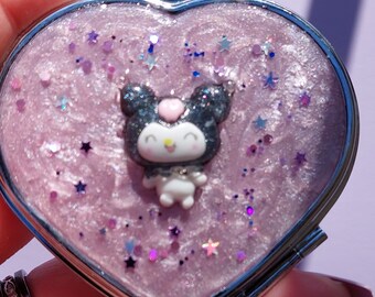 Cute Foldable Mirror, Kawaii Japanese Cartoon Mirror, Compact Mirror, Pocket Mirror, Makeup Mirror, Gift for Her, Cute Kawaii Character