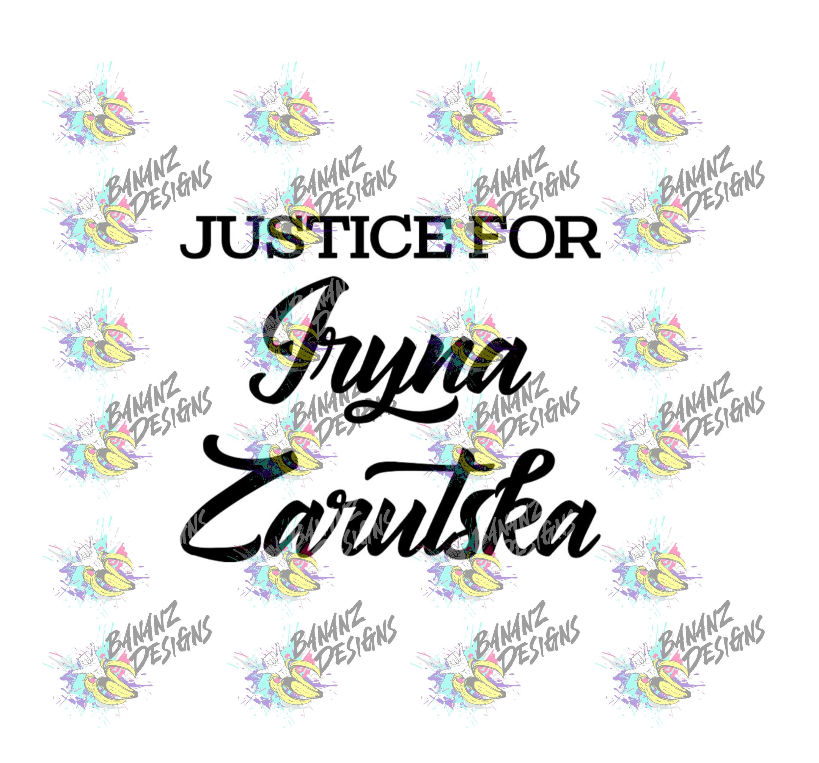 Autocollant Commémoratif Rose Dites Son Nom Iryna Zarutska Hommage