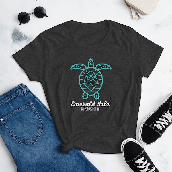 Women's Emerald Isle Turtle short sleeve t-shirt