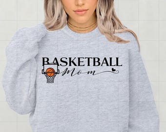 Basketball Mom PNG Mama Basketball Fan PNG Kids Play Basketball Mom #1 Fan PNG for Sublimation Designs for Sport Moms, Gifts, Bags, etc.