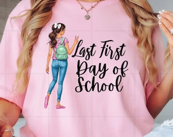 Girly Coquette Last First Day of Senior Year PNG Back to School Senior PNG Senior Sunday PNG Graduating Class Senior Gift Shirts for Seniors