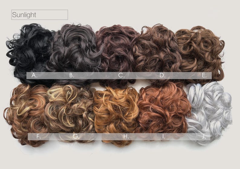 Messy Bun Hair Scrunchie | Synthetic Hairpiece with Elastic Band for Quick Updo image 4