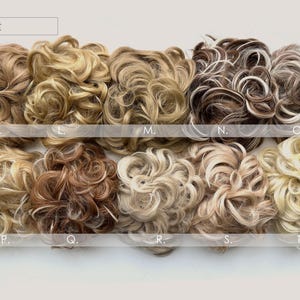 Messy Bun Hair Scrunchie | Synthetic Hairpiece with Elastic Band for Quick Updo image 5