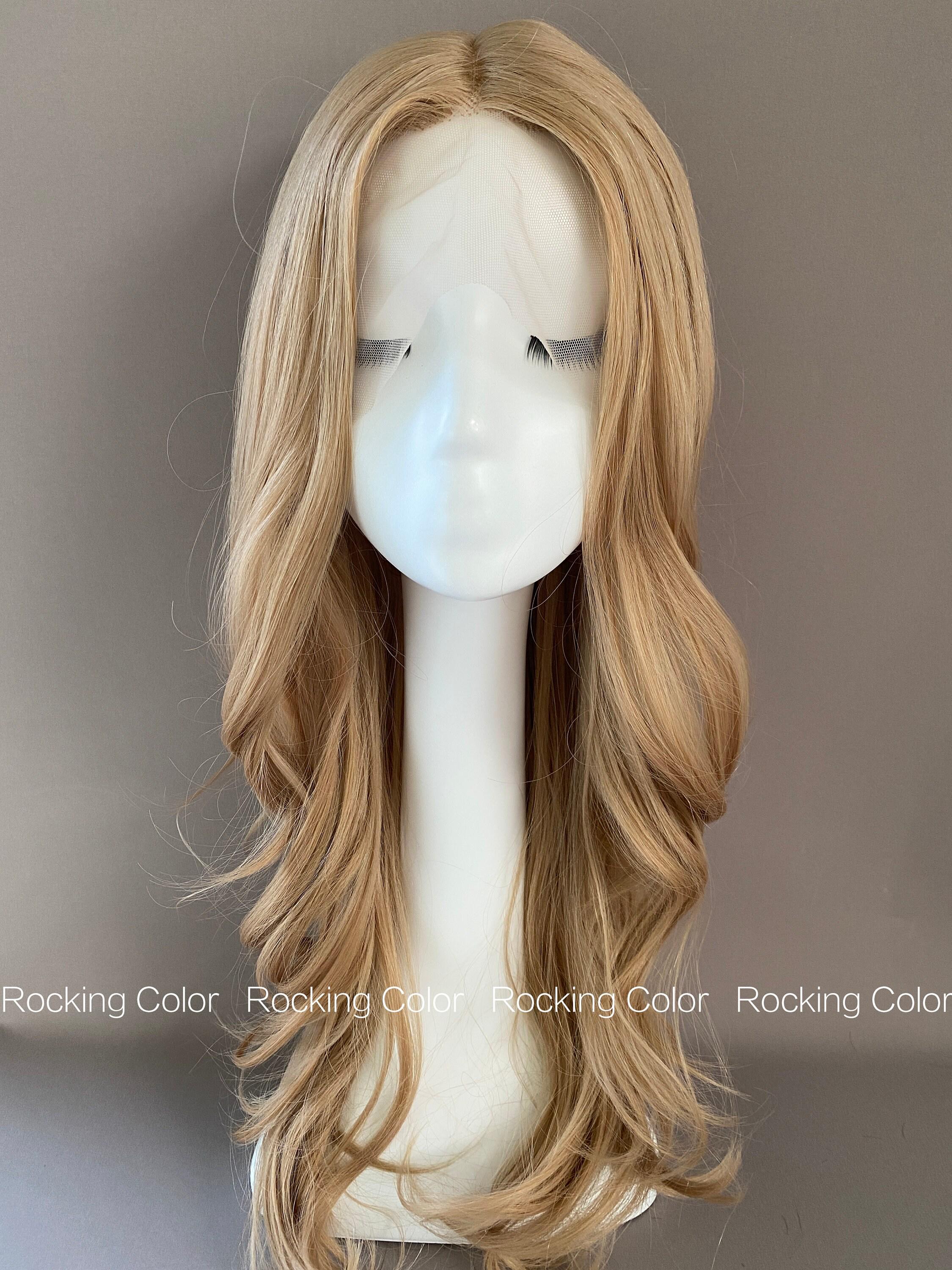 Blonde Lace Front Long Natural Wave Wig 24\