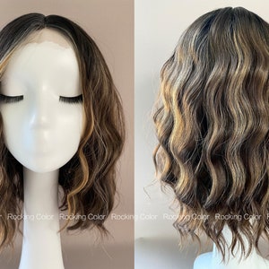 Petite lace top front wigs uk