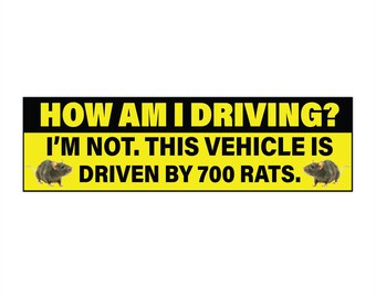 Funny Elderly Signs Bumper Stickers - Etsy