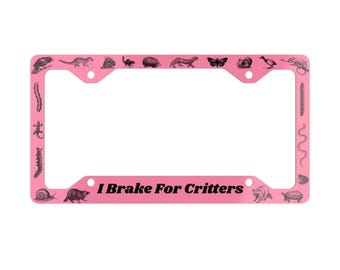 Be Kind To All Kinds License Plate Frames : Critters Car Accessory