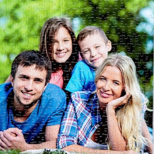 Custom Puzzle from photo, Personalized Puzzle 500 1000 Pieces, Personalized Gift for Mother&#39;s Day, Gift for mom, Gift for dad