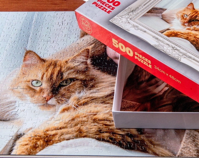 Custom Photo Puzzle,Personalized Jigsaw Puzzle,Create Your Own,Gift for Mom