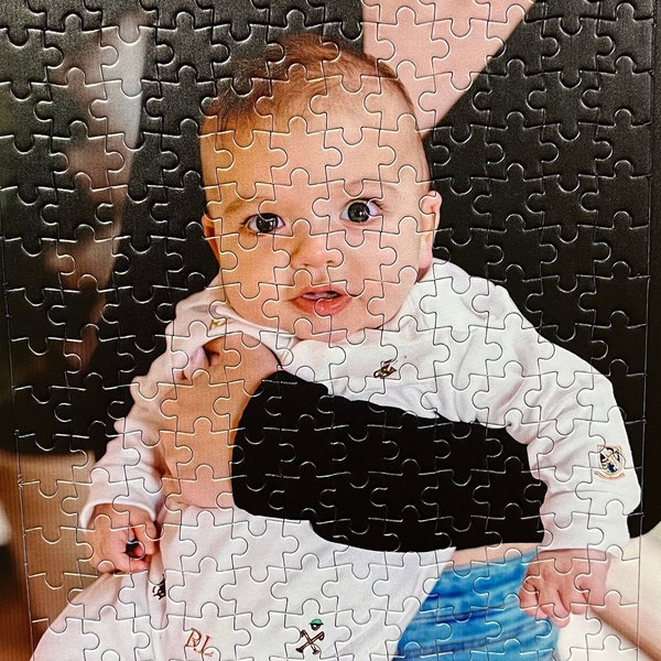 Personalized Photo Puzzle,Custom Jigsaw Puzzle,Your Text Here,Create Your Own Photo Puzzle