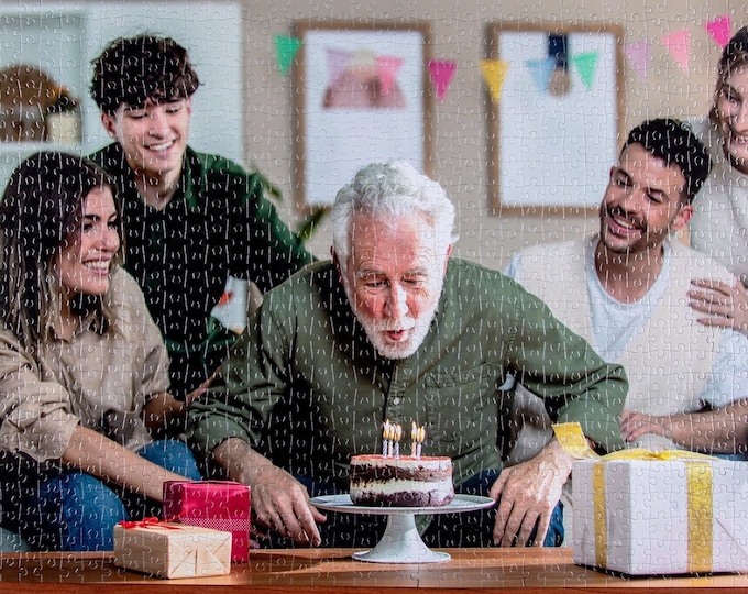 Custom Puzzle from photo, 500-1000 Pieces  Personalized Puzzle, Gifts for Mom, Gifts for Dad, Anniversary Gifts for Couple
