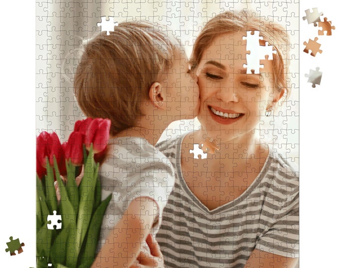 Custom Puzzle - 1000 Pieces Jigsaw Puzzle - Create Your Own Personalized Puzzle - 99 or 240 Pieces Puzzle for Kids -