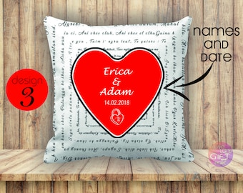 Personalized Photo Pillow for Valentines Day - Valentines Day Gifts İdea - Gifts for Couple - Custom Pillowcase - Gift for Her or Him