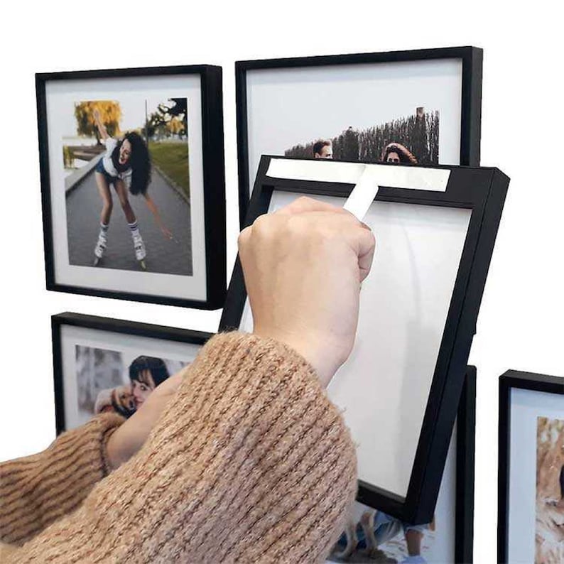 Photo Frame Square Frame 8 X 8 Inches Self Adhesive Etsy