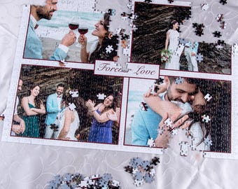 500 100 Pieces Photo Puzzle - Custom Picture Puzzle - Christmas Gift - Gift for Dad - Gift for Mom