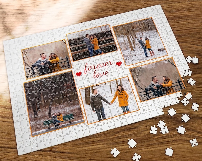 Personalized Gift- Puzzle from Your Photo - Custom Photo Puzzle - Personalized Puzzle - 500 100 Pieces Puzzle - Wedding Gifts - Couple Gifts